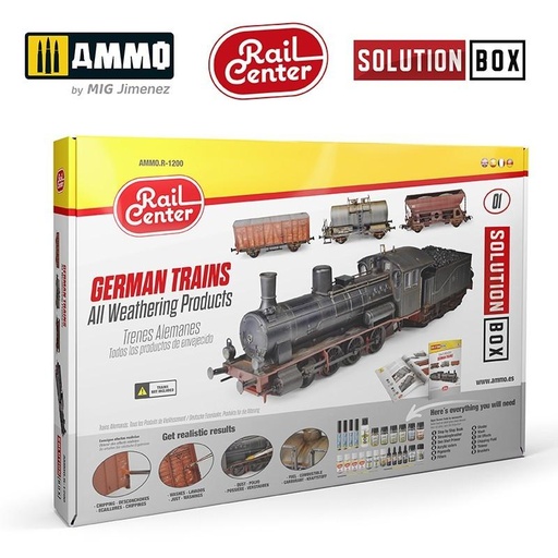 AMMO.R-1200 Solution Box Rail Center -MIG AMMO Tous les produits Weathering pour les trains 