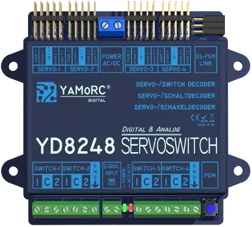 YaMoRC YD8248 Décodeur pour servo avec polarisation du cœur 