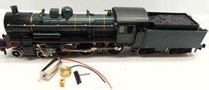 Liliput BR 38, BR 62, KPEV P8, PO Midi 230-715, SNCF 230F, SNCB serie 64 Micromotor HLI007G