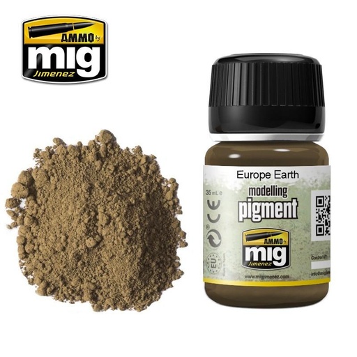 [A.MIG-3004] A.MIG-3004 Weathering PIGMENT EUROPE TERRE MIG AMMO