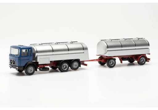 HO MAN F8 Camion avec remorque citerne de lait Herpa 317238