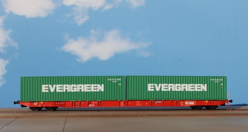 [Igra 96010048] Igra Model 96010048 Sggnss RailCargo Operator  Nacco - Evergreen