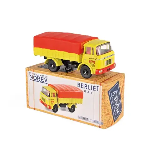 [CL6911] Berliet GAK with canvas cover ""Moutarde de Dijon"" 1:43" Norev CL6911 