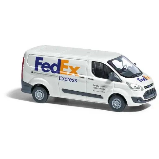 Busch 52432 HO FORD TRANSIT CUSTOM Kastenwagen FEDEX Express 