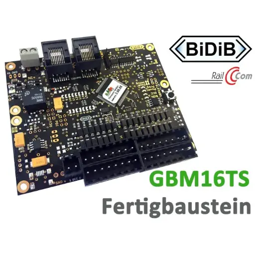 [Fichtelbahn 300250] Module de rétrosignalisation BiDiB RailCom GBM16TS sans boitier 16 entrées Fichtelbahn 300250