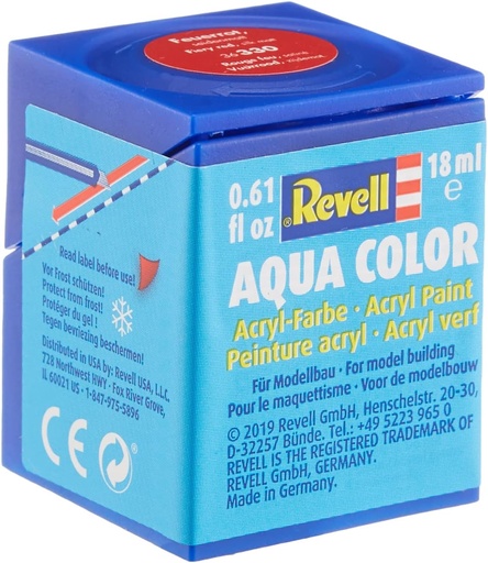 [4009836330] Aqua feuerrot,seidenmatt Revell 36330 