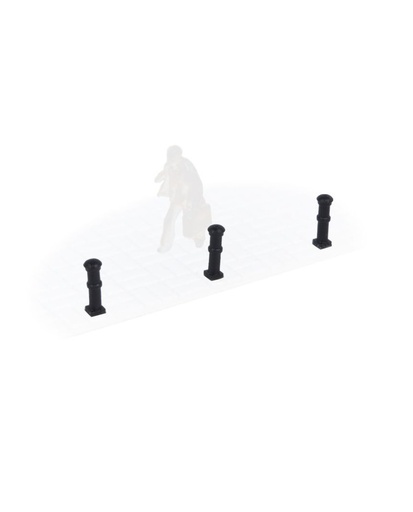 [87TRAIN 22264  ] 24 bollards hautes échelle H0 87TRAIN 22264