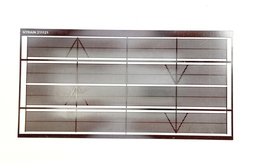 [N-TRAIN 211121  ] Clôture grillagée échelle N N-TRAIN 211121