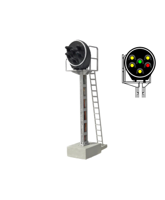 [MAFEN 413202  ] SNCF - Signal principal avec 2 LEDs (blanc/violet) échelle N MAFEN 413202