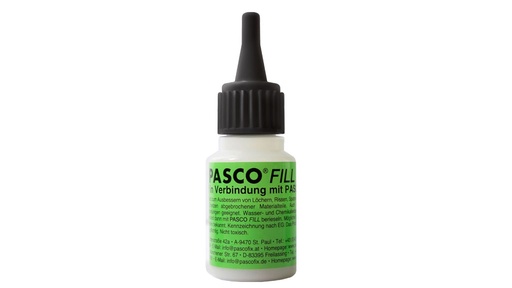 PASCO FILL noir flacon de 20g granulés de remplissage en combinaison avec la colle industrielle PASCOFIX