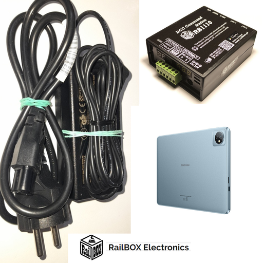 RB1110 Centrale DCC avec Wifi intégré RailBox Electronics + Tablette Tablette Tactile 10.1"  Android 13