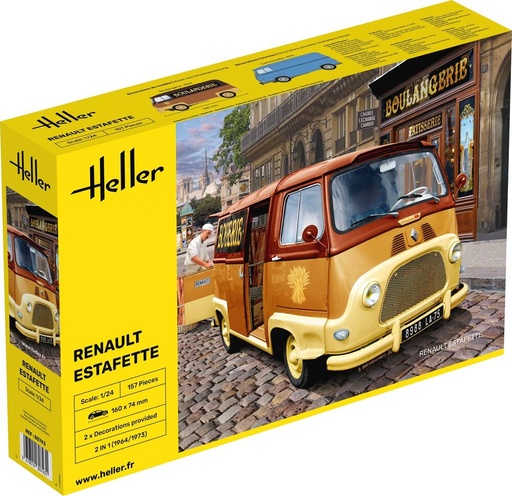 [80743] RENAULT Estafette New Mould Heller 80743