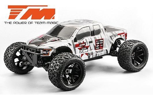 [TM560018R] Auto - 1/8 XL Electrique - 1/8 Racing Truck - RTR - 3-4S - Team Magic UCP Racing Pickup KeTER - Rouge TM560018R