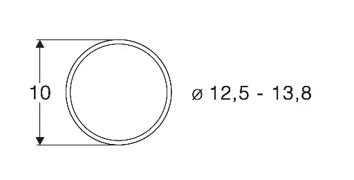 ROCO 40066 Bandages d’adhérence 12,5 - 13,8 mm