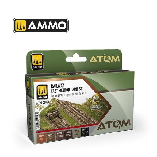 ATOM 20853 SET patine de la voie 6x20ml MIG AMMO 