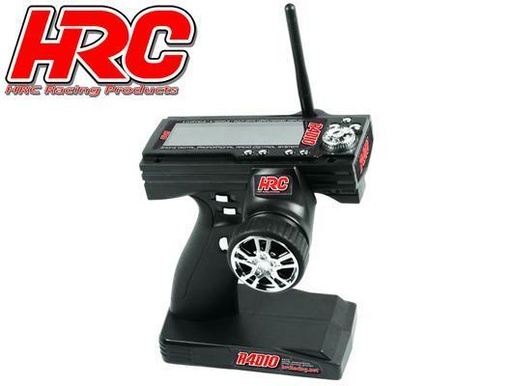 [HRC9461A] Radio Set - 2.4gHz - 3 Canaux - R4D10 - Set émetteur & récepteur HRC Racing  HRC9461A