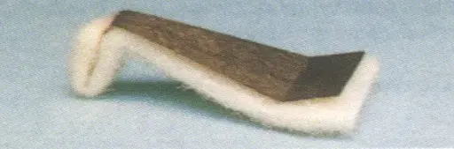  Patin de nettoyage de rechange "Clean-o-fix" pour tous les wagons SR N nettoyage humide (SR-24) convient aussi pour n'importe quel wagon N  Herkat 2714