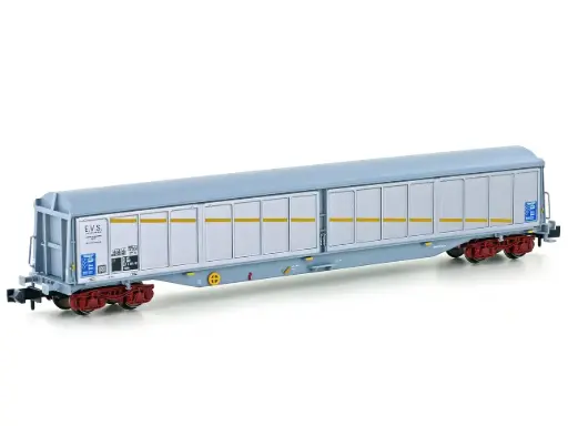 Hobbytrain H23443 Wagons à parois coulissantes HABIS, Ep. IV-V - SNCF/EVS échelle N