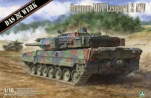 [DW16024] DAS WERK DW16024 German MBT Leopard 2 A7V 1/16 Main Battle Tank Bundeswehr