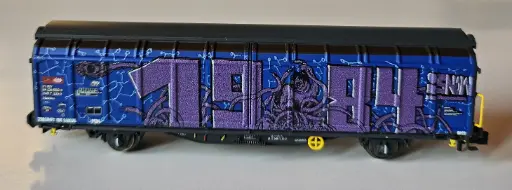 [H24666] Wagon à parois coulissantes Hbbillns SBB, Ep.VI Hobbytrain H24666