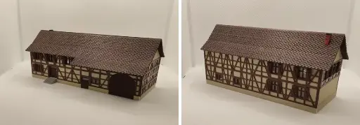 [2203FJ] La ferme de Jakob Echelle HO Maison d'Antan 2203FJ