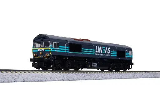 [Kato 17751-H] KATO/Lemke K10838 voie N Locomotive diesel série 66 de la LINEAS, époque VI Kato 17751-H