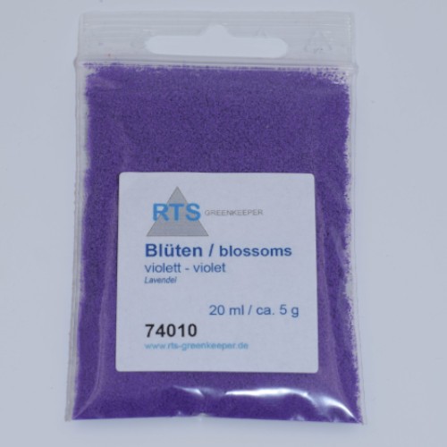 [RTS  74010] RTS 74010 Fleurs violettes - 20 ml env. 5 g