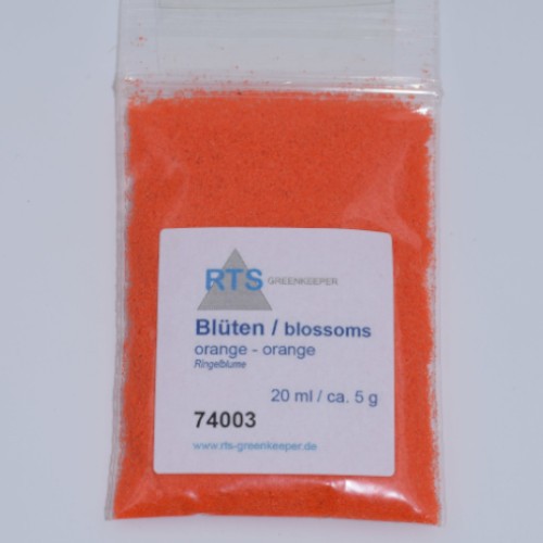 [RTS  74003] RTS 74003 Fleurs orange - 20 ml env. 5 g