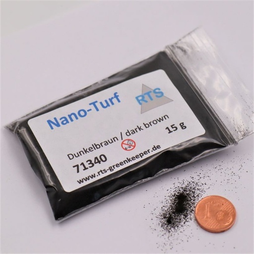 [RTS  71340] RTS 71340 Nano-Turf brun foncé - sachet de 15 g