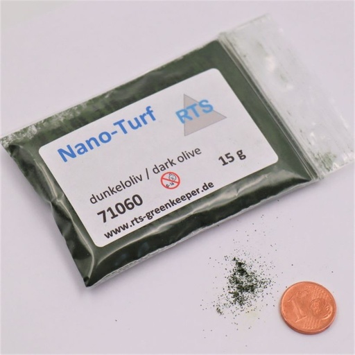 [RTS  71060] RTS 71060 Nano-Turf olive foncé - sachet de 15 g