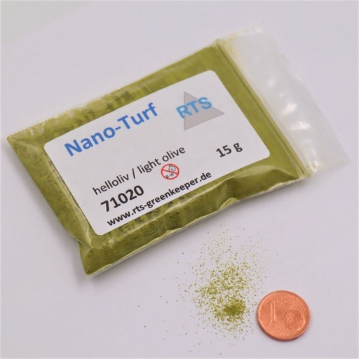 [RTS  71020] RTS 71020 Nano-Turf olive clair - sachet de 15 g