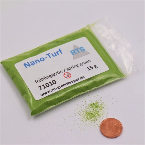 [RTS  71010] RTS 71010 Nano-Turf vert printemps - sachet de 15 g