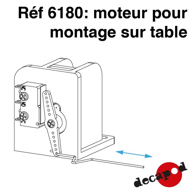 [DECAPOD 6180] Moteur pour montage sur table DECAPOD 6180 
