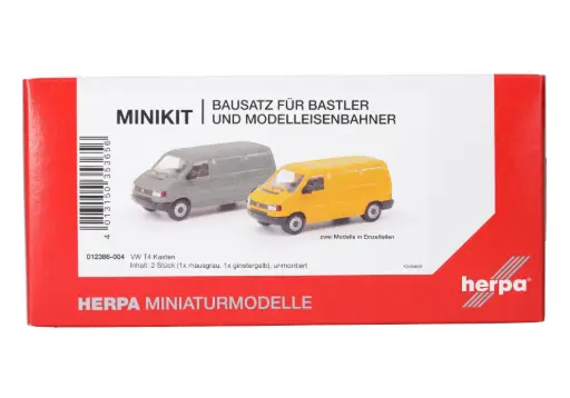 [Herpa 012386-004] Autobus T4 de Volkswagen (VW) gris/jaune MiniKit  Herpa 012386-004