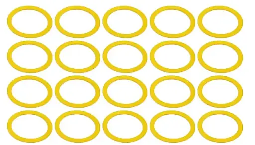 Mxion E060 Bandages d’adhérence 20 pièces 37,5 mm, comme 69104 LGB pour motorisation standard B