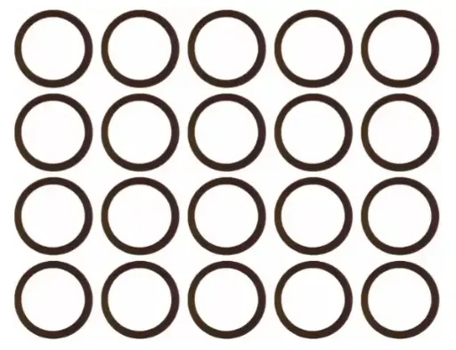 Mxion E062 Bandages d’adhérence 20 pièces 46.5 mm, comme 69104 LGB pour motorisation standard B/C