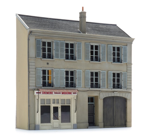 [ARTITEC 10431  ] Façade de magasin de la famille Moreau kit 1:87 ARTITEC 10431