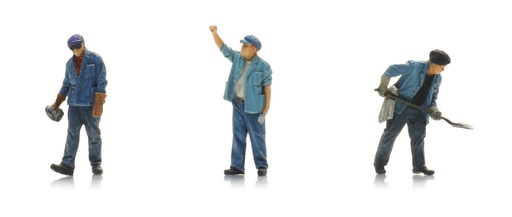 [ARTITEC 7875043  ] Personnel de dépôt (3x) kit 1:87 ARTITEC 7875043