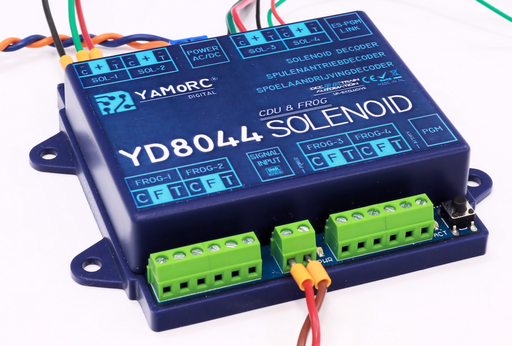 [YaMoRC YD8044] YaMoRC YD8044 Décodeur d'aiguillages 4 sorties 9,5 A avec polarisation du coeur
