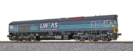 Locomotive diesel série 66 AC-DC son ESU 31283 - HO 1/87 - Lineas - EP VI