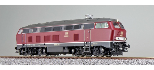 [31010] Locomotive diesel H0 BR 218 218 309 DB vieux rouge Ep IV état réel vers 1986 son+fumée DC/AC ESU  31010    
