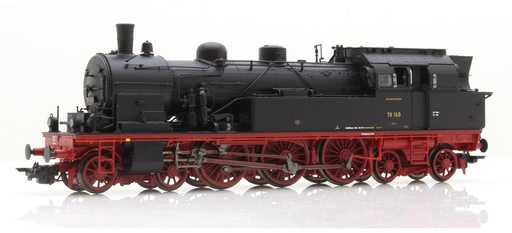 [31183] Locomotive à vapeur H0 T18 78 149 DRG noire Ep II état réel vers 1935 LokSound double générateur de fumée attelage de manœuvre DC/AC ESU  31183    