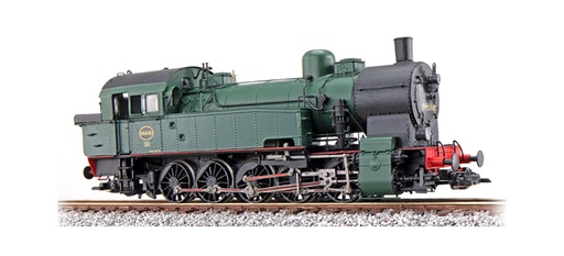 [31296] Locomotive à vapeur H0 T16.1 98 040 SNCB Ep III noir-vert état réel vers 1954 LokSound générateur de fumée attelage de manœuvre DC/AC ESU  31296    
