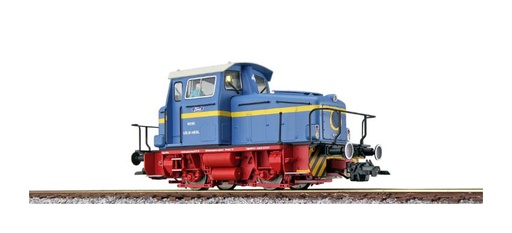 [31444] Locomotive diesel H0 KG230 4 Ford Werk bleue Ep IV état réel vers 1985 LokSound générateur de fumée accouplement de manœuvre DC/AC ESU  31444    