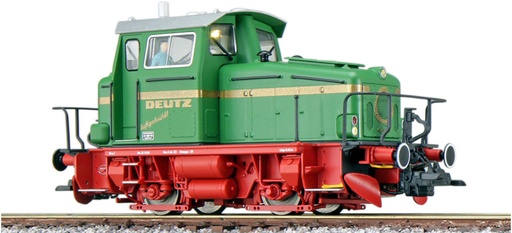 [31445] Locomotive diesel H0 KG275 Deutz Werkslok verte Ep III état réel vers 1965 LokSound générateur de fumée accouplement de manœuvre DC/AC ESU  31445    