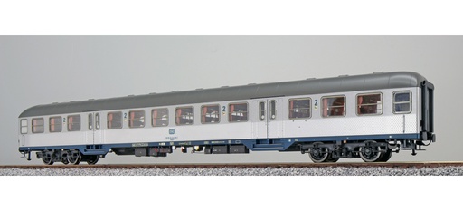 [36484] Wagon n H0 Bnrz 725 22-34 078-2 2. cl DB ép. IV argenté œil de paon cadre bleu océan toit gris umbra DC ESU  36484    