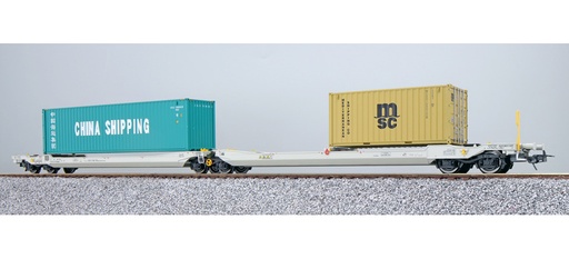 [36550] Taschenwagen H0 Sdggmrs 31 84 495 5 761-6 NL-RN Ep. VI Container CCLU 708800 + MEDU 189926 DC ESU  36550    