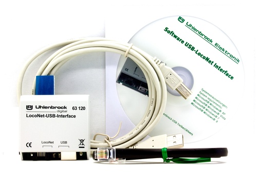 Uhlenbrock 63130
Interface USB LocoNet 