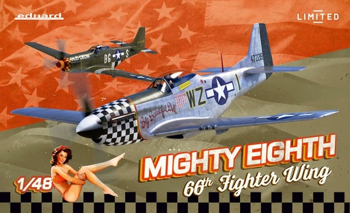 Eduard 11174 MIGHTY EIGHT - 66th Fighter Wing P-51D Mustang Limited edition