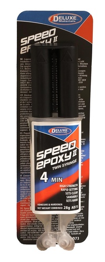 [Deluxe Materials  AD73] SPEED EPOXY II SYRINGE 4 MIN 28 GR AD73 Deluxe Matérials   